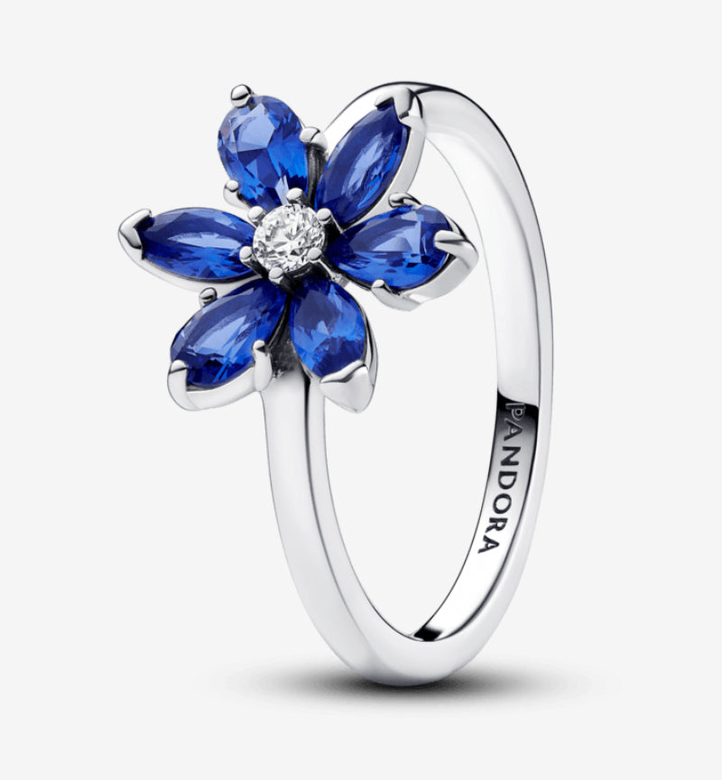 ANILLO FLOR AZUL