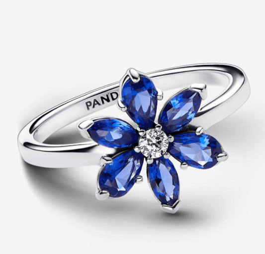 ANILLO FLOR AZUL